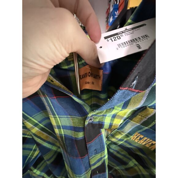 Size M Heaven On Earth Flannel Shirt - Picture 3 of 4